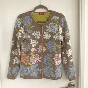 Oleana Silk and Wool Cardigan